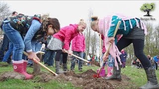 Burgerbos Reuver, gemeente Beesel - Eerste plantdag 2016