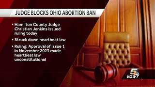 Hamilton County judge strikes down Ohio abortion ban, citing reproductive rights amendment