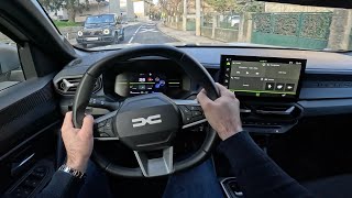 New DACIA DUSTER Hybrid 2024 - POV test drive (140 HP automatic)