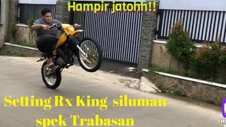 Rx King siluman spek Trabasan || senggol dong |  #rxking #trail #trabas