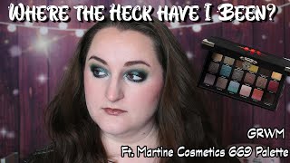 Where the Heck I've Been - GRWM ft Martine Cosmetics 669 Palette