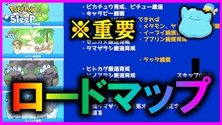 【ウノハナ開放の道】各島でやっておきたいことのメモ【ポケモンスリープ / Pokémonsleep】初心者必見