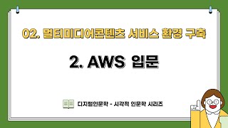 [DH교육] [시각적인문학] (2강) 2. AWS 입문