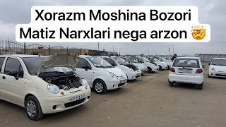 Xorazm moshina bozori  matiz narxlari  2025.02.23fevral