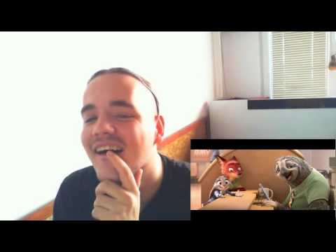 Zootopia Official Sloth Trailer #1 - Reaction! - YouTube