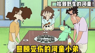 【蠟筆小新】：野外釣魚的小新，意外釣上一個野生河童#一口氣看完 #動漫解說 #蠟筆小新 #動漫