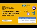 How to Bind GridView with DataTable in ASP.NET C# and SQL SERVER: Step-by-Step Tutorial