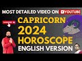 Capricorn 2024 Horoscope Predictions in English | Vedic Astrology Yearly Horoscope |  Zodiac 2024