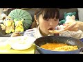 【韓国】トゥンセラーメンチェダーチーズ食べる。