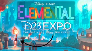 FIRST LOOK! Loads of Pixar ELEMENTAL Concept Art REVEALED at D23 Expo 2022