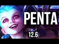 JINX & Renata Glasc vs LUCIAN & Nami (ADC) | Penta, 68% winrate, 12/2/4 | BR Diamond | 12.6