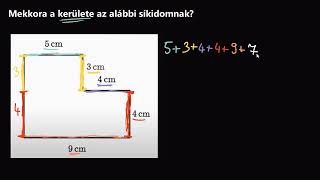 A kerület kiszámítása, ha hiányzik az egyik oldal hossza | Geometria és mérés | Khan Academy magyar