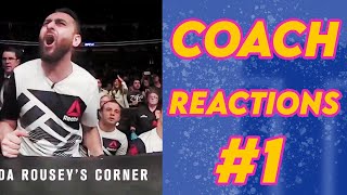 UFC Coaches React to their Fighter's Risking it All #1