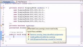 #Java Game Development | Chapter. 27 - Creating a Core Class ‏
