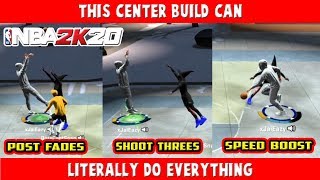 BEST CENTER BUILD IN NBA 2K20 - THIS BUILD WILL BREAK THE GAME - SHOOT 3'S, AND SPEED BOOST