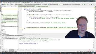 Lambda expressions - Also the method reference :: is explained