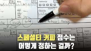 바리스타 트레이너가 커피 점수를 측정하는 방법 (방구석 센서리 3강)