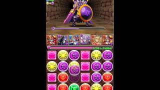 パズドラ　「火曜ダンジョン　虹の番人　超級」　ヘラウルズ悪魔9倍PTノーコンクリア