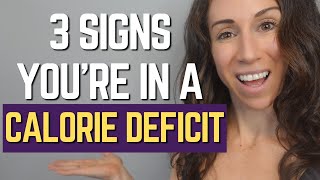 CALORIE DEFICIT For WEIGHT LOSS | How To KNOW If You Are In One