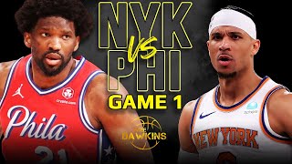 New York Knicks vs Philadelphia 76ers Game 1  Highlights | 2024 ECR1 | FreeDawki