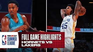 HORNETS vs LAKERS | NBA SUMMER LEAGUE | FULL GAME HIGHLIGHTS
