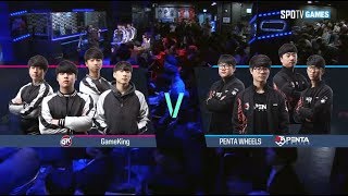 8강 A조 2경기 GameKing vs PENTA WHEELS [18.01.20] 2018 카트라이더 리그 듀얼레이스 시즌3