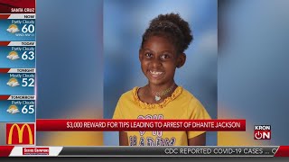 $3,000 reward for tips leading to arrest of Dhante Jackson