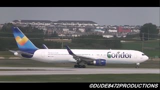 Condor 767-330ER [D-ABUD] Landing at Calgary Airport ᴴᴰ