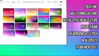 How to Download and Install Pride 2020 flags new Windows 10 Theme