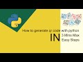 How to generate qr code with python | Create python script create them