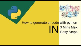 How to generate qr code with python | Create python script create them