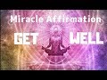 【5 min Powerful affrimation】Miracle of recovery from illness(or Injury) +4000HZ