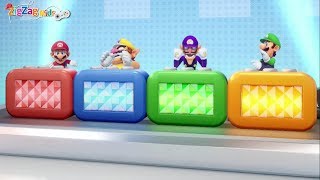 Super Mario Party | All Free for All Minigames Ep2 Mario, Wario, Luigi, Waluigi | ZigZag