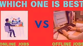 Which One is best Online Jobs vs Offline Jobs in tamil #onlinejobs #offlinejobs  #dataentry