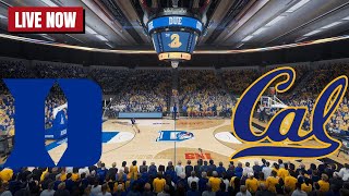 Duke Blue Devils vs UC Berkeley Live Match | NCAA Men's College Basketball 2025