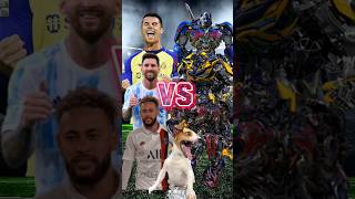 Ronaldo Messi Neymar Vs Transformers Robot 😈 ( Ronaldo & Messi & Neymar Vs Robot) #shorts#blogcr7#4k