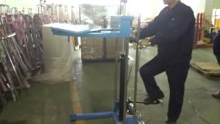 Sinolift Working Video of PFV Series Roll Lifter