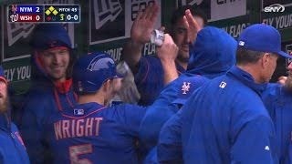 NYM@WSH: Murphy chops a grounder to bring in Wright