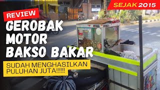 GEROBAK MOTOR UNTUK JUALAN BAKSO BAKAR