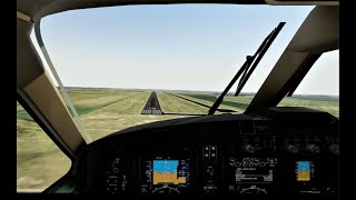 P3D V5.3 | MILVIZ KING AIR-350i | MORIARTY(0E0) ➡ HOUSTON EXEC.(TME) | TRACK-IR |