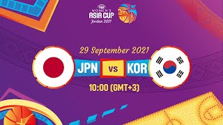 Japan v Korea | Full Game | FIBA Women's Asia Cup 2021 - Division A