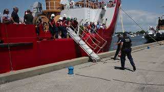 USCGC Mackinaw arrives in Grand Haven for Coast Guard Festival