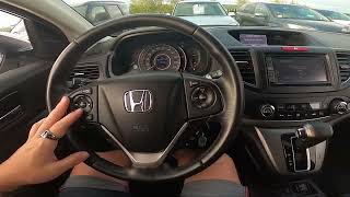 How to Change Trip Computer Mode for Top Screen in Honda CR-V IV ( 2012 - 2018 )