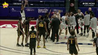 Scuffle ensues after VCU's Hason Ward throws ball at St. Bonaventure's Dominick Welch