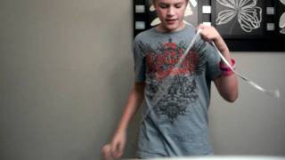 Rope thru neck :O