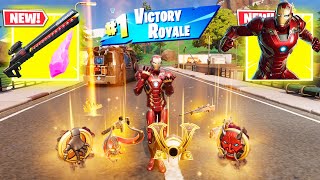 IRON MAN vs 3 NEW MEDALLIONS \u0026 MYTHIC’S CHALLENGE (Fortnite Chapter 6)