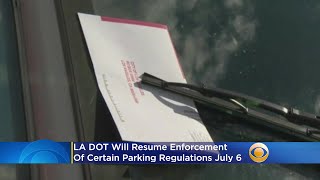 Some Parking Enforcement, Including Street Sweeping, To Resume July 6