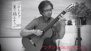 アンダンテ ロ短調 Andante Op.31-4/F.Sor ソル【ギター独奏 杉原俊範】