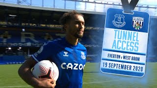 TUNNEL ACCESS: EVERTON V WEST BROM | BEHIND THE SCENES FOR JAMES RODRIGUEZ'S GOODISON DEBUT