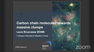 Carbon chain molecules in massive clumps: the cold envelope still has surprises! – Laure Bouscasse